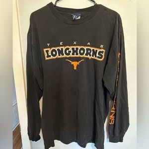 Black Texas Longhorns Long Sleeve T-Shirt